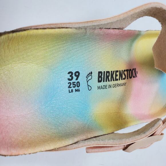 Birkenstock Gizeh Vegan Light Rose BirkiBuc Thong Sandals Size 39 US 8-8.5 - Picture 8 of 11